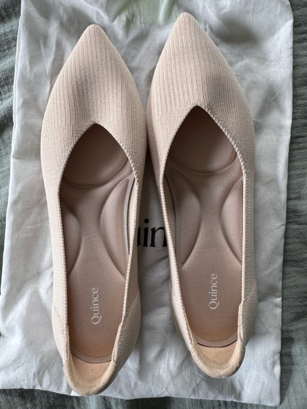 Quince washable ballet flats